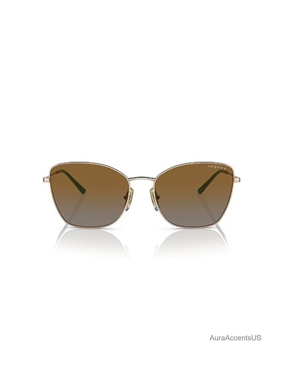 Butterfly Full Rim Metal Sunglasses with Polarized Gradient Lenses main image 4